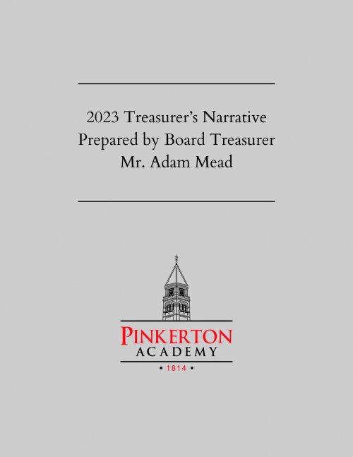 2023 Treasurer's Narrative