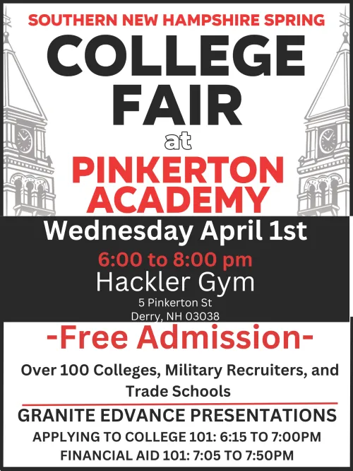 Pinkerton Academy To Host Annual College Fair