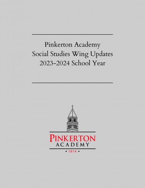 Social Studies Wing Updates 2023-2024 School Year
