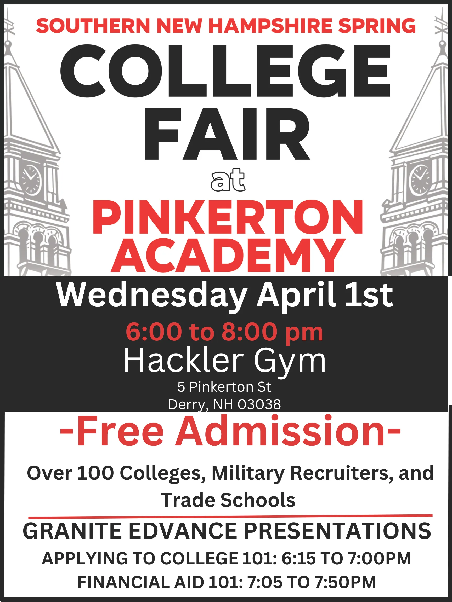 Pinkerton Academy To Host Annual College Fair