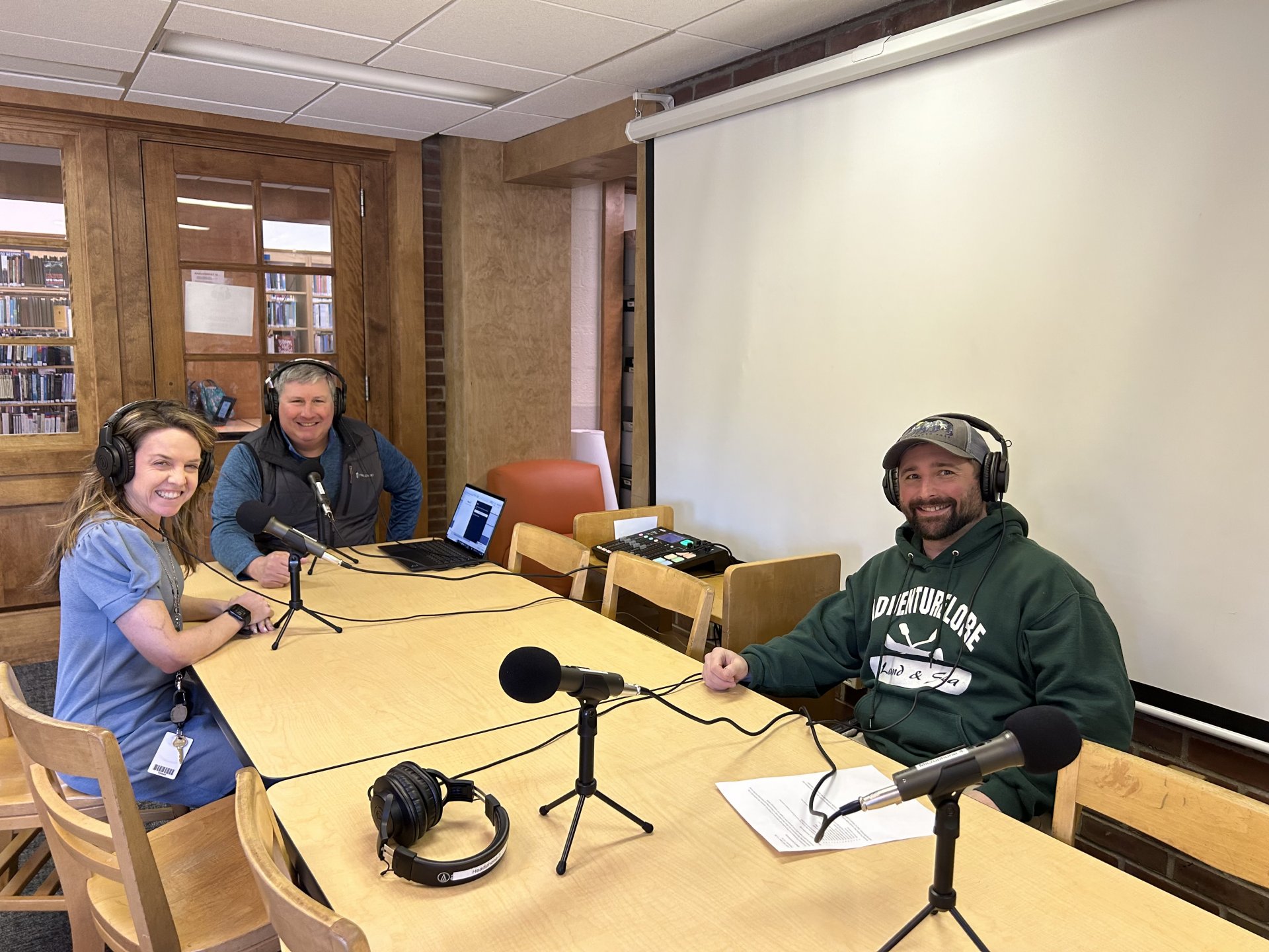 Mrs. Bernard, Mr. Konstant, and Mr. Flinn