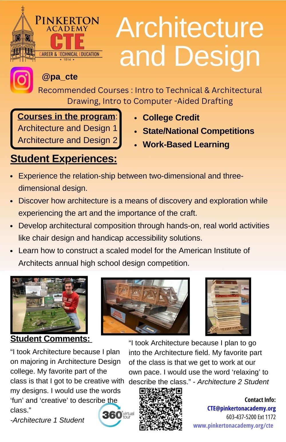 Career & Technical Education Programs Pinkerton Academy Pinkerton