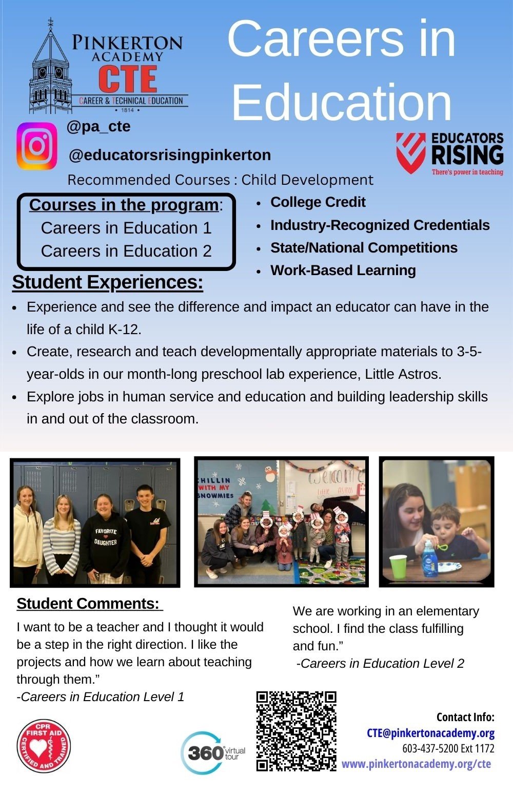 Career & Technical Education Programs Pinkerton Academy Pinkerton