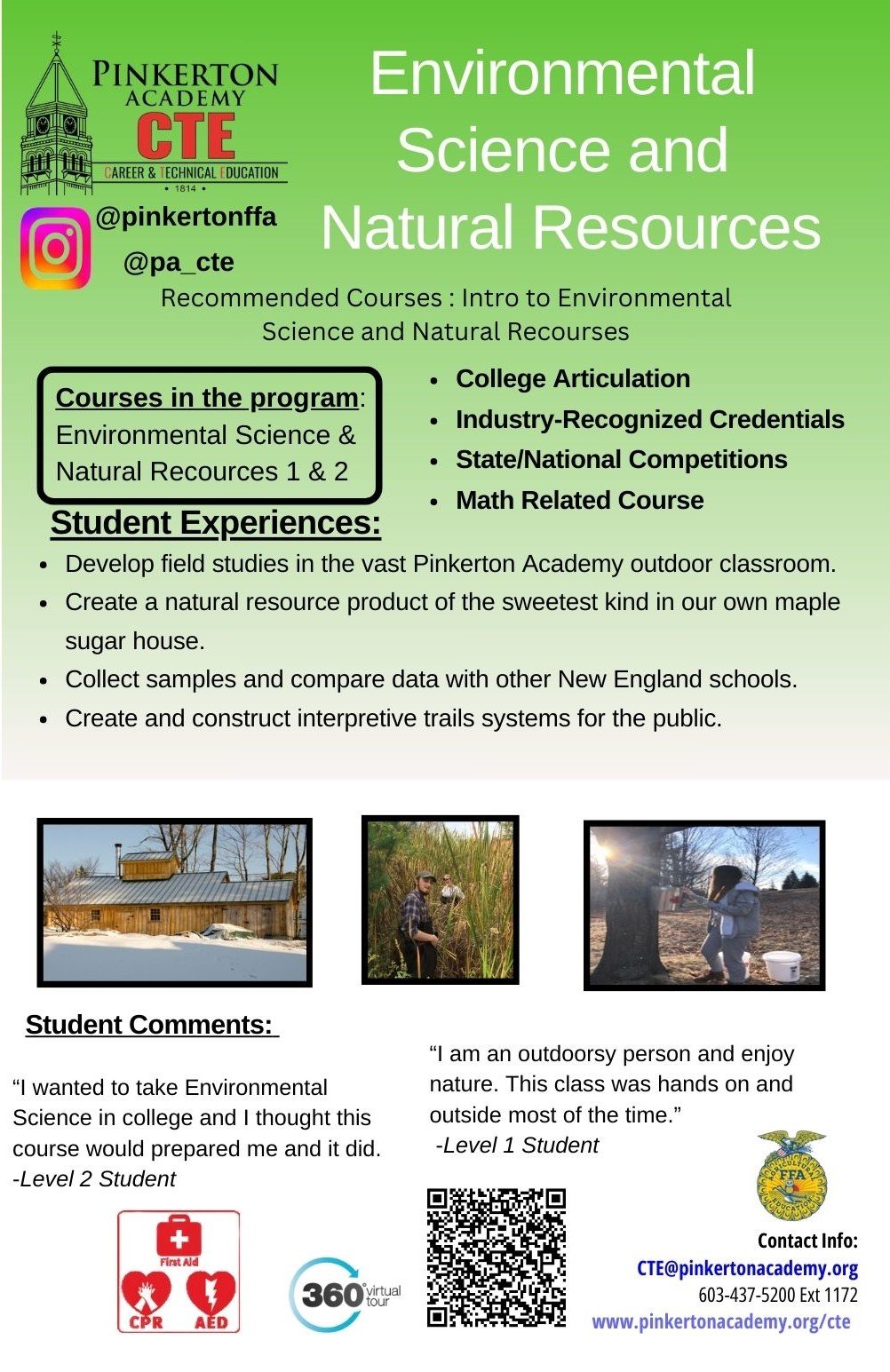 Career & Technical Education Programs Pinkerton Academy Pinkerton