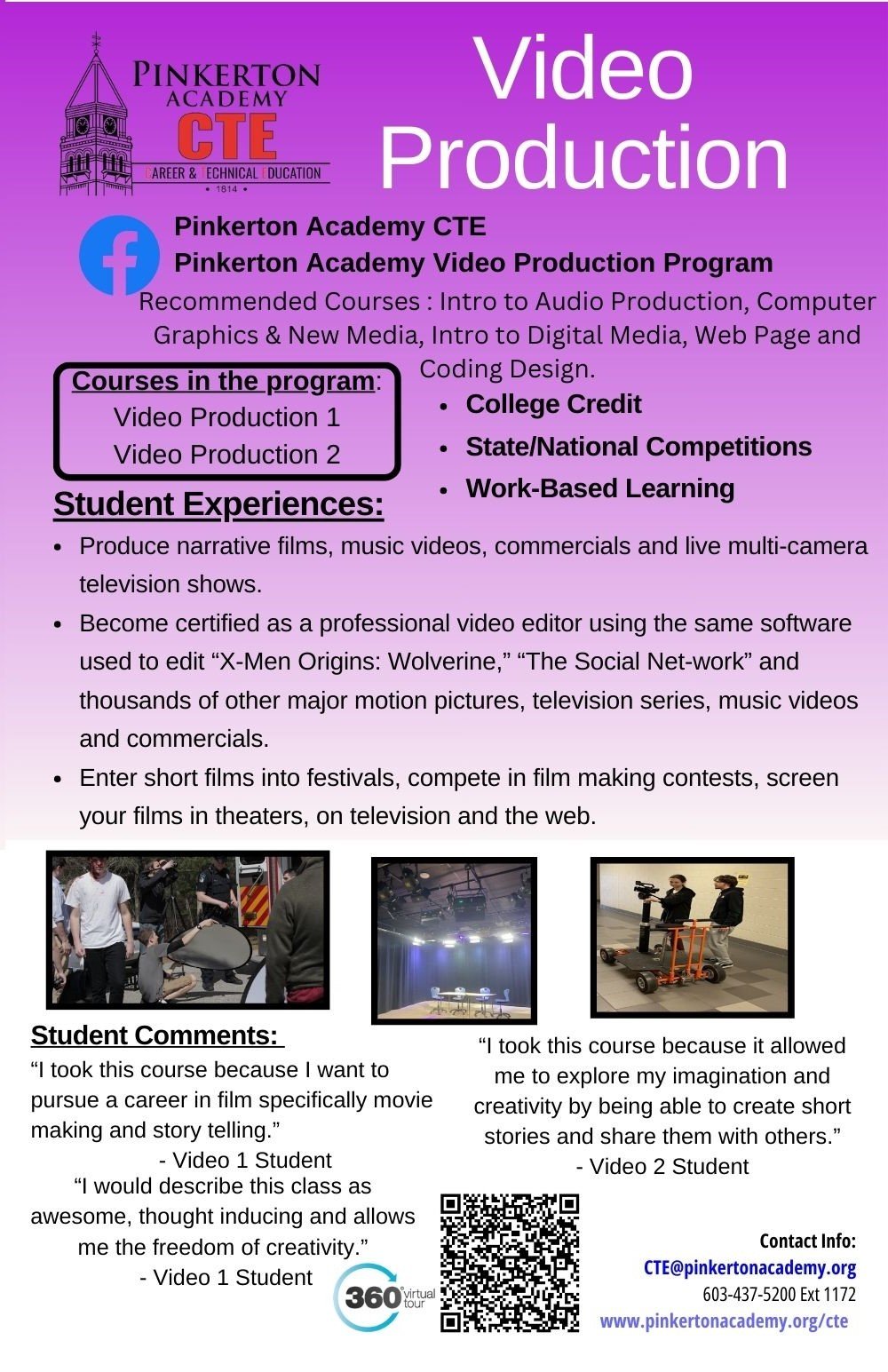 Career & Technical Education Programs Pinkerton Academy Pinkerton