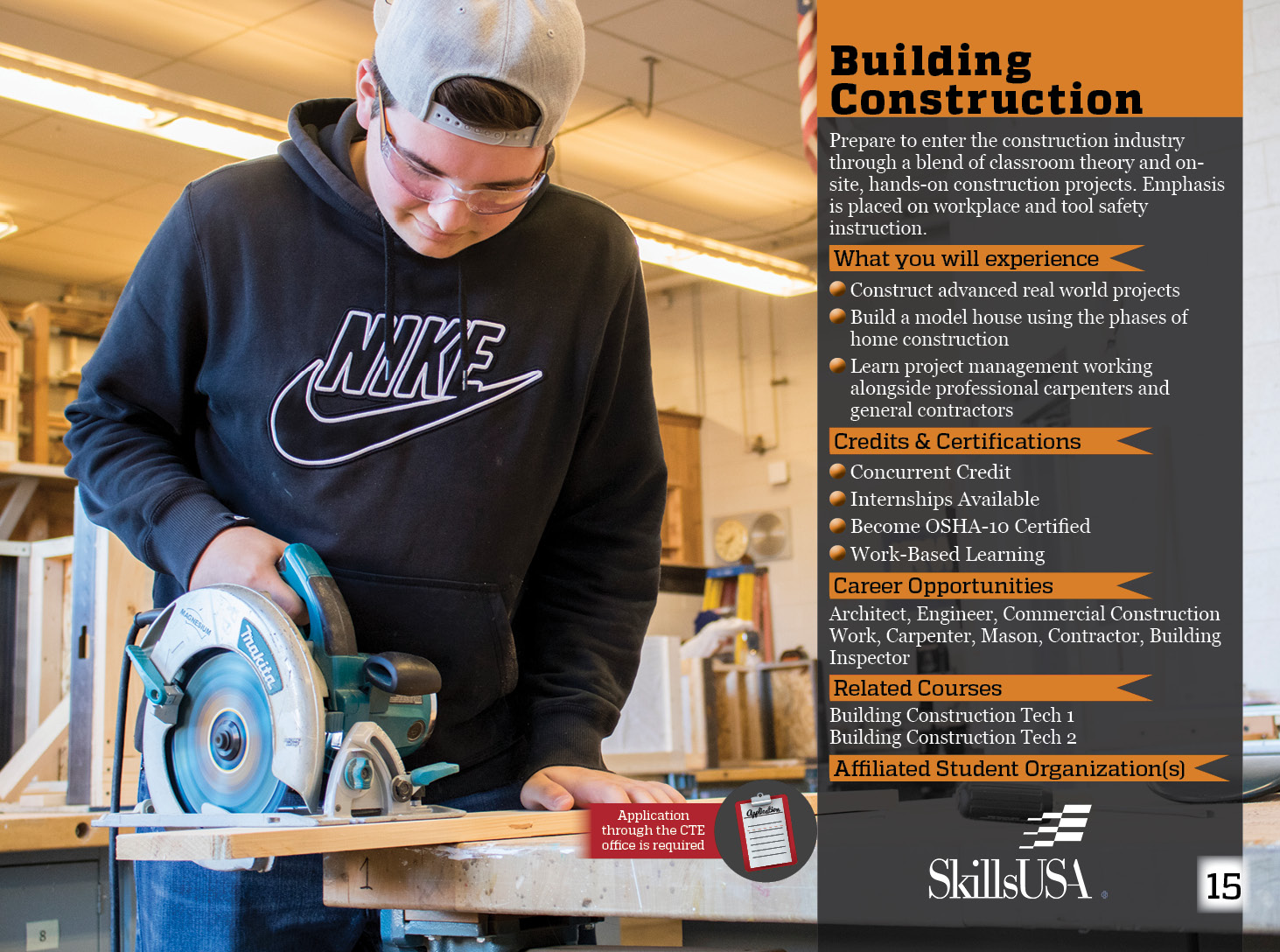 Building Construction program details